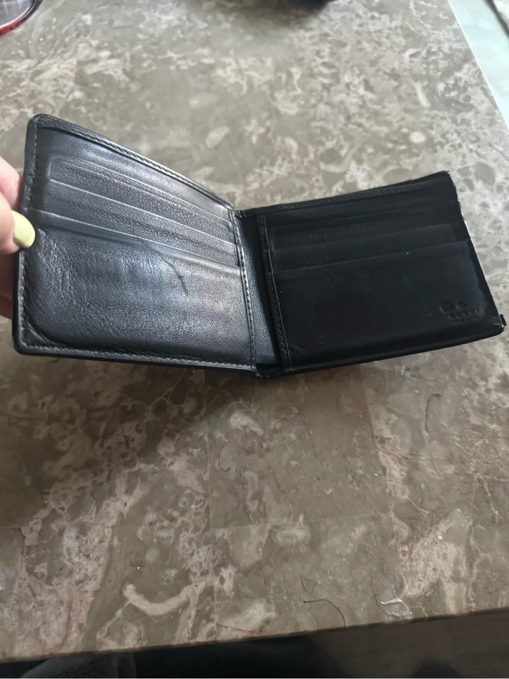 ♣️ Men’s Gucci Bifold-All Leather ♣️